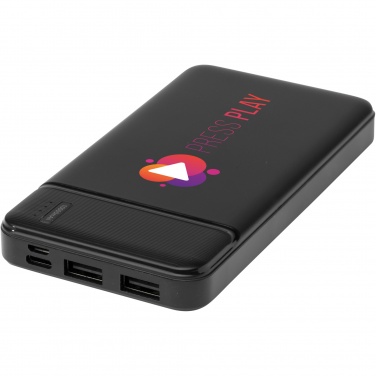 Logo trade business gift photo of: Loop 10.000 mAh recycled plastic power bank 