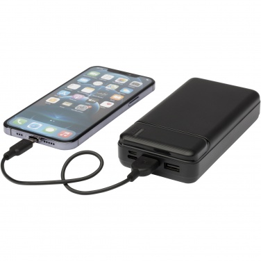 Logo trade corporate gifts image of: Loop 20.000 mAh recycled plastic power bank 