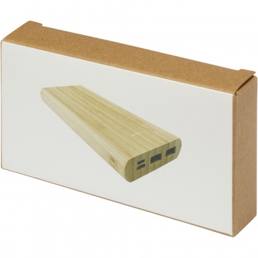 Logotrade business gifts photo of: Tulda 10.000 mAh bamboo power bank