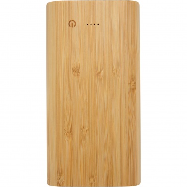 Logo trade promotional gifts image of: Tulda 20.000 mAh bamboo power bank