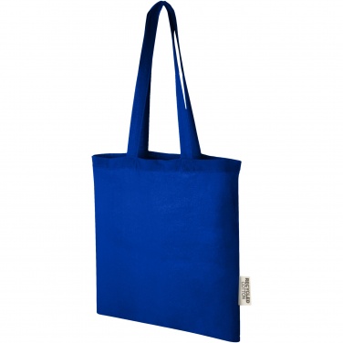 Logo trade promotional products picture of: Madras 140 g/m2 GRS recycled cotton tote bag 7L
