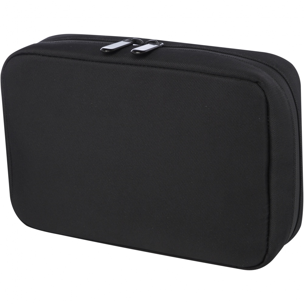 Logo trade advertising products picture of: Rise GRS recycled organiser pouch  