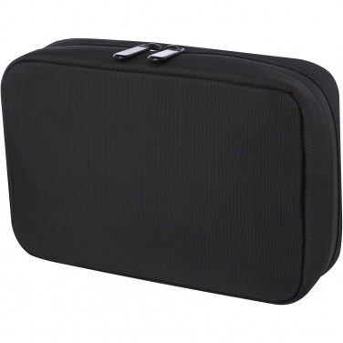 Logo trade corporate gifts picture of: Rise GRS recycled organiser pouch  