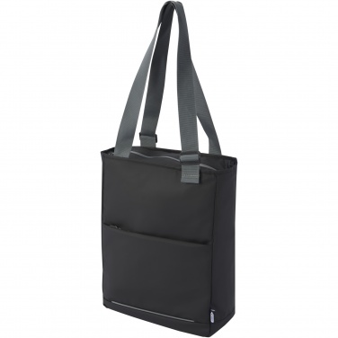 Logo trade promotional gift photo of: Aqua 14" GRS recycled water resistant laptop tote bag 14L