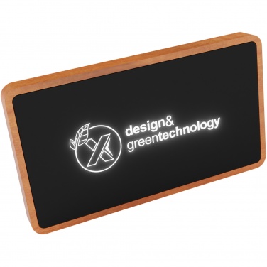 Logo trade promotional merchandise photo of: SCX.design P36 5000 mAh light-up wireless power bank