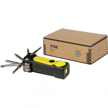 Logotrade promotional merchandise photo of: Octo 8-in-1 RCS recycled plastic screwdriver set with torch