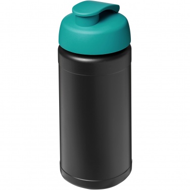Logotrade promotional merchandise photo of: Baseline 500 ml recycled sport bottle with flip lid