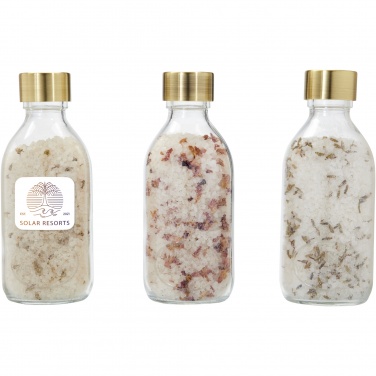 Logotrade promotional gifts photo of: Wellmark Just Relax 3-piece 200 ml bath salt gift set