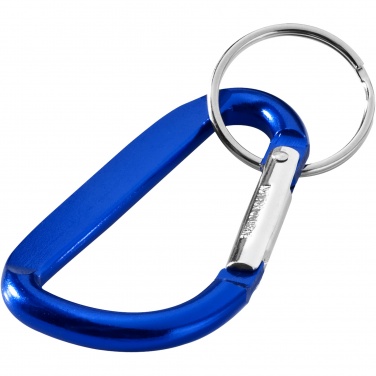 Logotrade promotional giveaway image of: Timor RCS recycled aluminium carabiner keychain