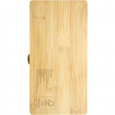 Logo trade promotional giveaways image of: Rivet 19-piece bamboo/recycled plastic tool set