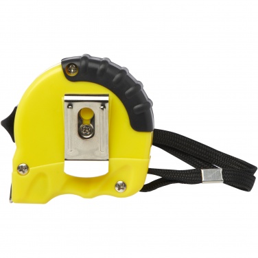 Logo trade corporate gifts image of: Rule 3-metre RCS recycled plastic measuring tape