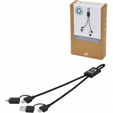 Logotrade promotional giveaways photo of: Connect 6-in-1 RCS recycled aluminium 45W quick charge & data transfer cable