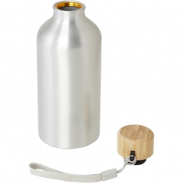 Logo trade advertising product photo of: Malpeza 500 ml RCS certified recycled aluminium water bottle