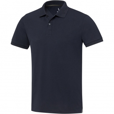 Logo trade promotional merchandise picture of: Emerald short sleeve unisex Aware™ recycled polo