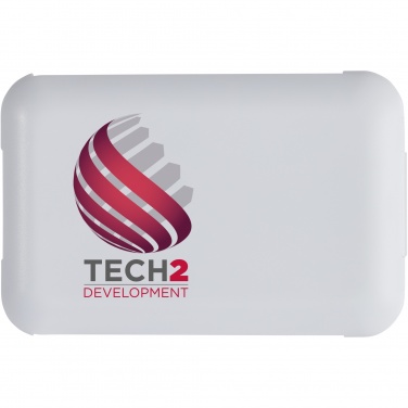 Logo trade promotional giveaways image of: Savvy recycled plastic modular charging cable with phone holder