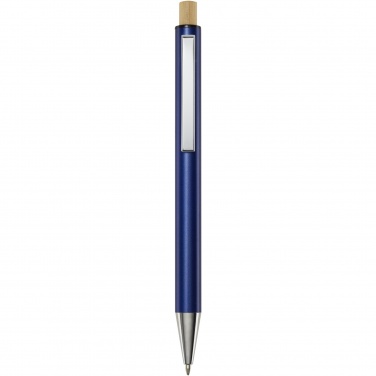 Logotrade advertising product image of: Cyrus recycled aluminium ballpoint pen (blue ink)