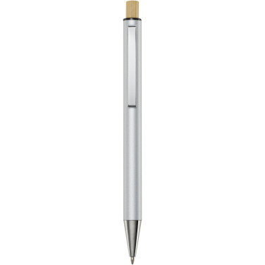 Logo trade business gifts image of: Cyrus recycled aluminium ballpoint pen (black ink)
