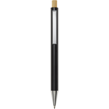 Logotrade promotional gift picture of: Cyrus recycled aluminium ballpoint pen (black ink)