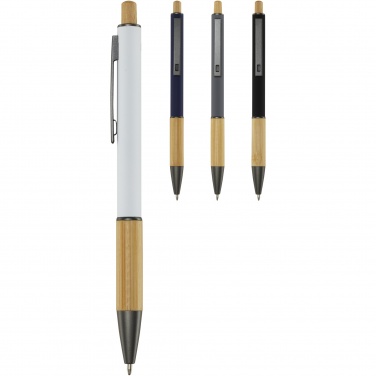 Logo trade promotional giveaway photo of: Darius recycled aluminium ballpoint pen