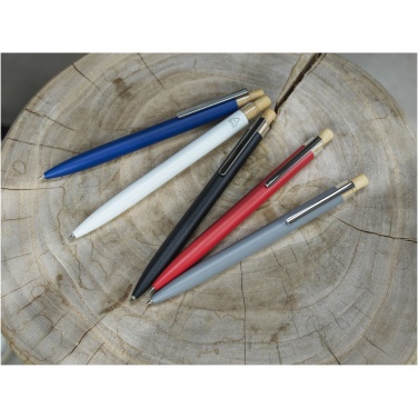 Logo trade promotional products picture of: Nooshin recycled aluminium ballpoint pen  (blue ink)