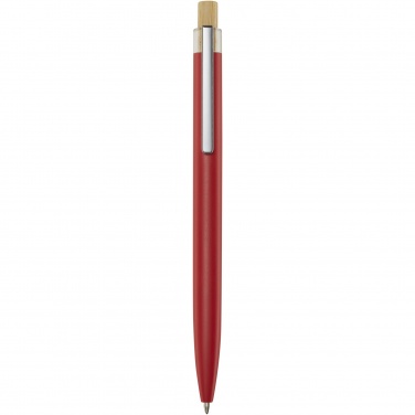 Logo trade business gifts image of: Nooshin recycled aluminium ballpoint pen  (blue ink)