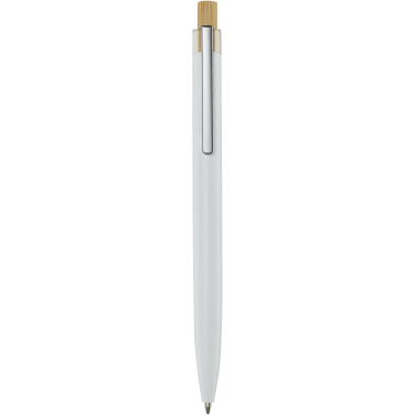 Logotrade promotional gift image of: Nooshin recycled aluminium ballpoint pen (black ink)