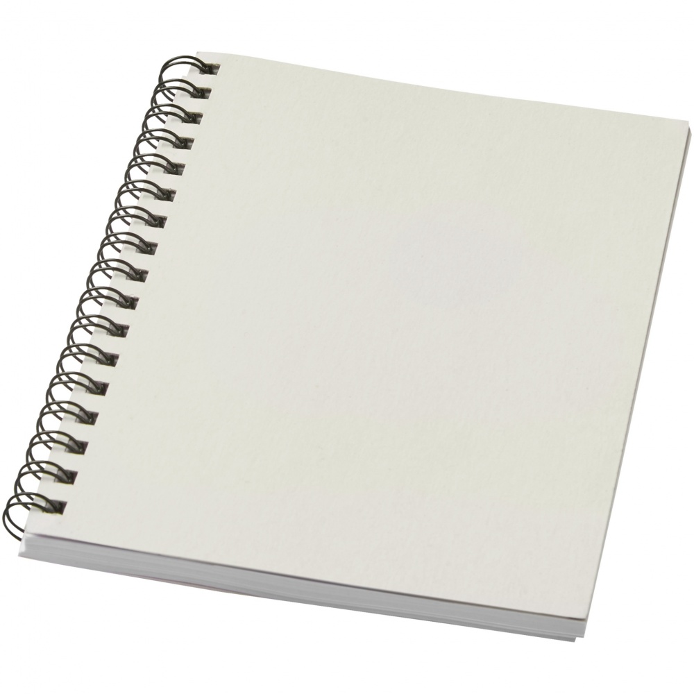 Logo trade promotional gifts picture of: Desk-Mate® A6 colour spiral notebook