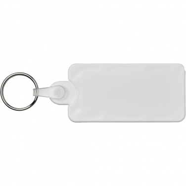 Logotrade promotional item image of: Kym recycled tyre tread check keychain