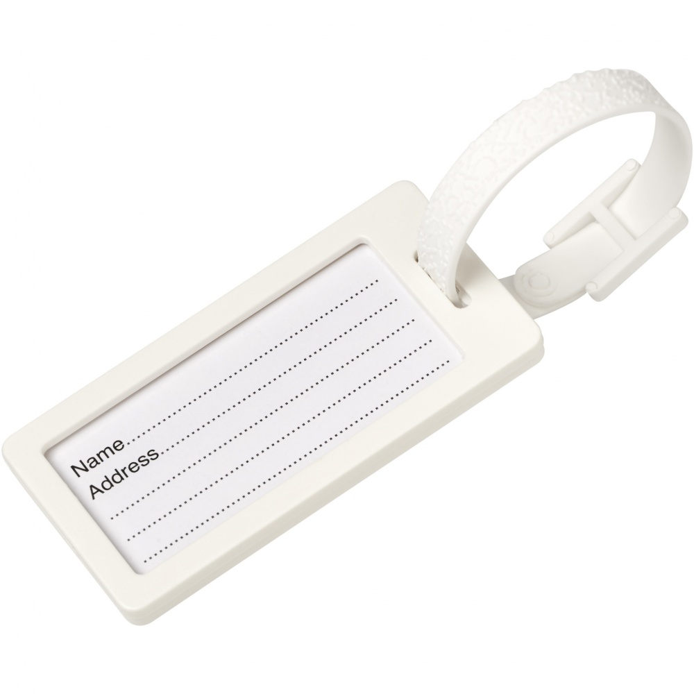 Logotrade promotional merchandise image of: River recycled window luggage tag