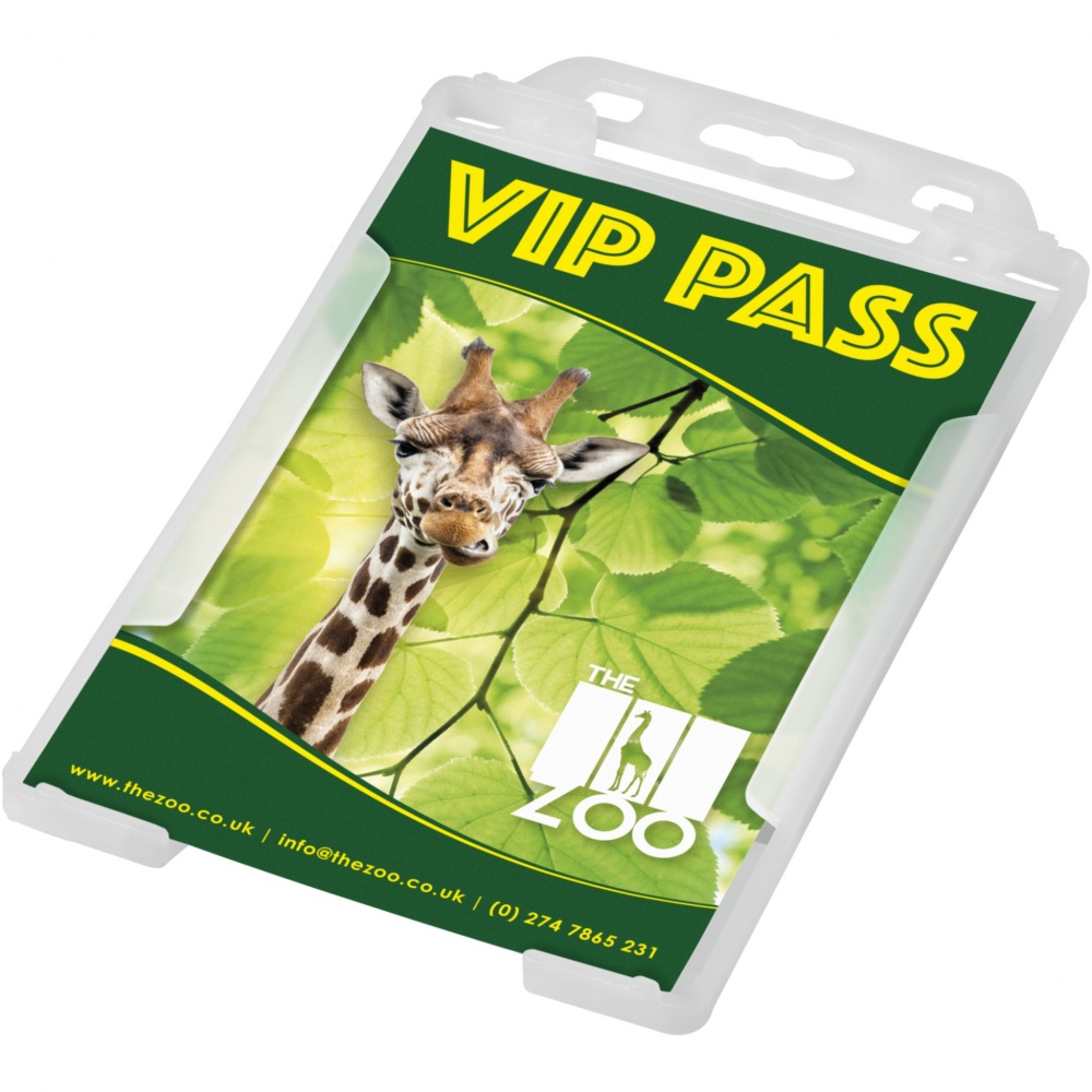 Logo trade promotional gifts image of: Pierre recycled plastic card holder 