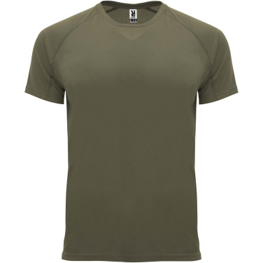 Logo trade promotional giveaways image of: Bahrain short sleeve men's sports t-shirt