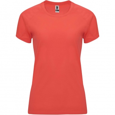 Logo trade business gifts image of: Bahrain short sleeve women's sports t-shirt