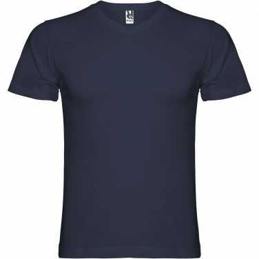 Logo trade promotional giveaways image of: Samoyedo short sleeve men's v-neck t-shirt