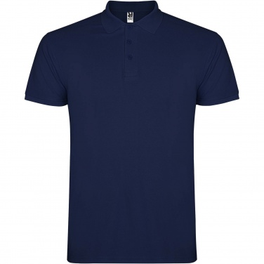 Logo trade promotional giveaways image of: Star short sleeve men's polo