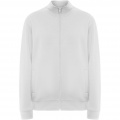 Ulan unisex full zip sweater, White