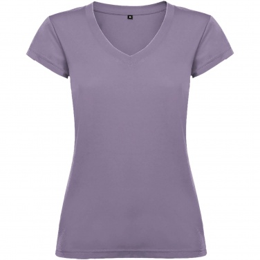 Logo trade promotional products picture of: Victoria short sleeve women's v-neck t-shirt
