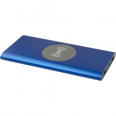 Logotrade promotional product picture of: Juice 8000 mAh Type-C recycled aluminium wireless power bank