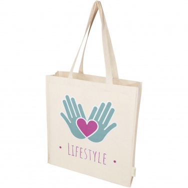 Logotrade promotional gift picture of: Orissa 180 g/m² organic full gusset tote bag 14L