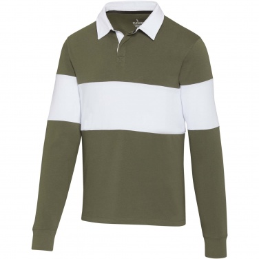Logotrade promotional products photo of: Clyde unisex organic rugby polo sweatshirt
