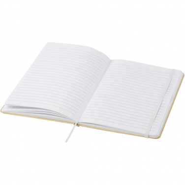 Logotrade promotional giveaway image of: Nelida A5 recycled cardboard hard cover notebook