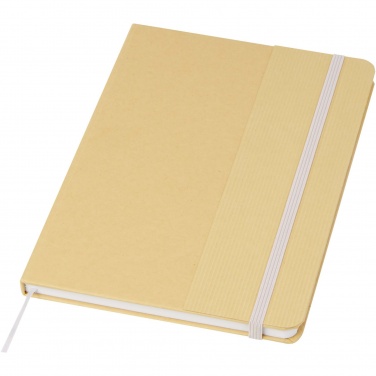Logotrade corporate gift image of: Nelida A5 recycled cardboard hard cover notebook