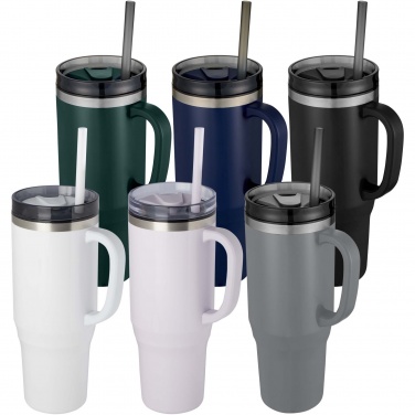 Logo trade corporate gifts picture of: Melbourne 1200 ml RCS certified insulated tumbler with straw