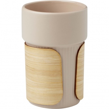 Logo trade corporate gift photo of: Tumbler Fika 340 ml with bamboo sleeve