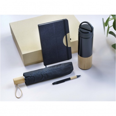 Logo trade promotional gifts image of: Carmen A5 hard cover notebook and ballpoint pen gift set