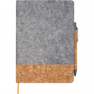 Logo trade promotional items image of: Veronica A5 hard cover notebook