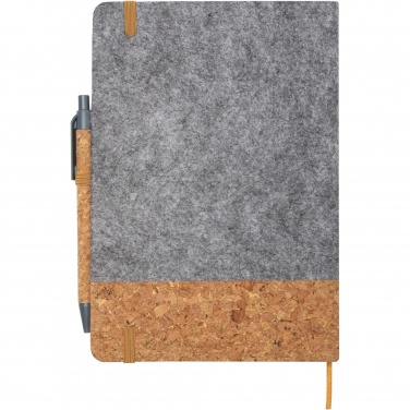 Logo trade corporate gifts image of: Veronica A5 hard cover notebook