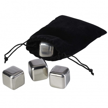 Logo trade promotional gifts picture of: Froz stainless steel ice cubes set