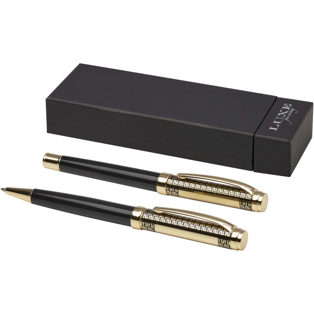 Logotrade advertising product picture of: Legato ballpoint and rollerball pen set