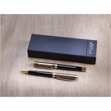 Logotrade promotional product image of: Legato ballpoint and rollerball pen set