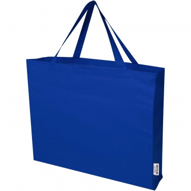 Logo trade business gifts image of: Odessa 220 g/m² GRS recycled cotton large tote bag